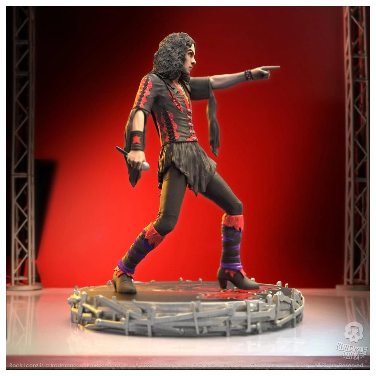 Dio Rock Iconz Ronnie James Dio III szobor figura 18 cm termékfotó