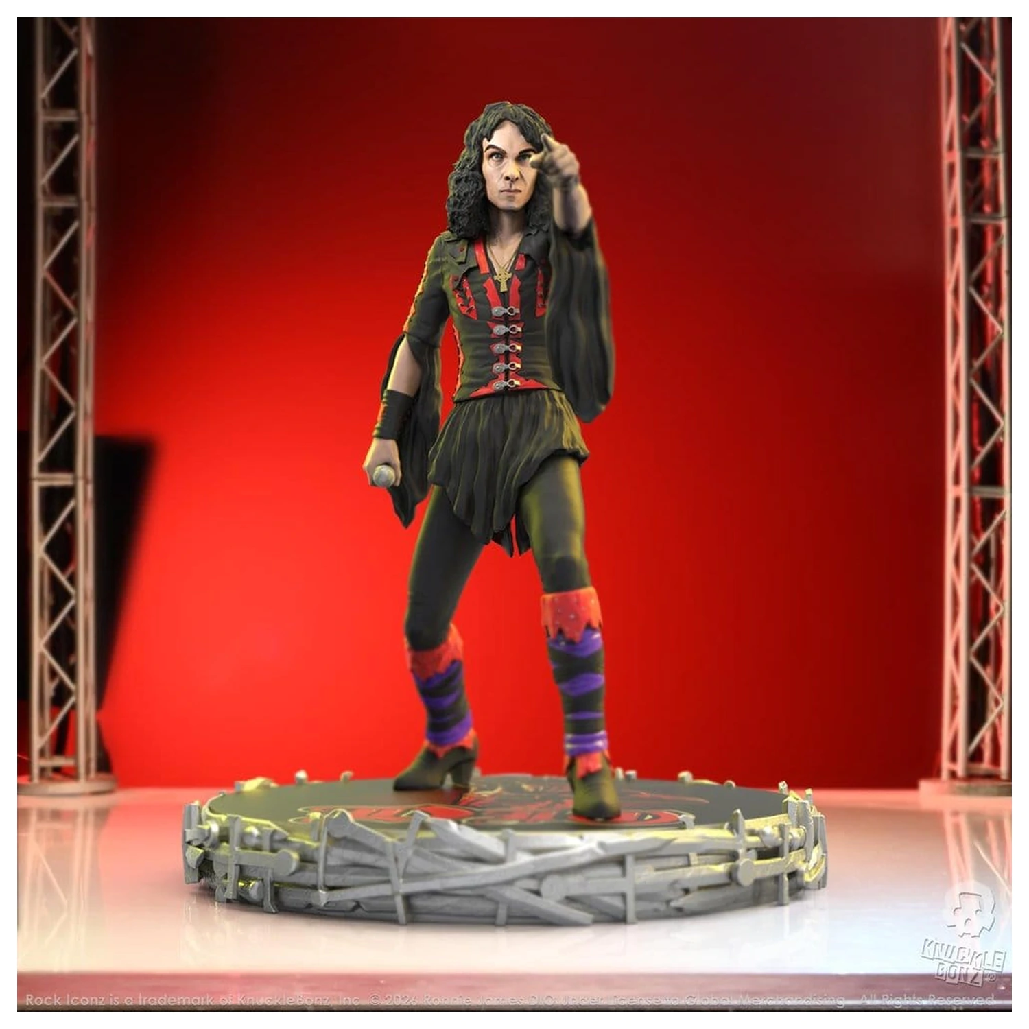 Dio Rock Iconz Ronnie James Dio III szobor figura 18 cm termékfotó