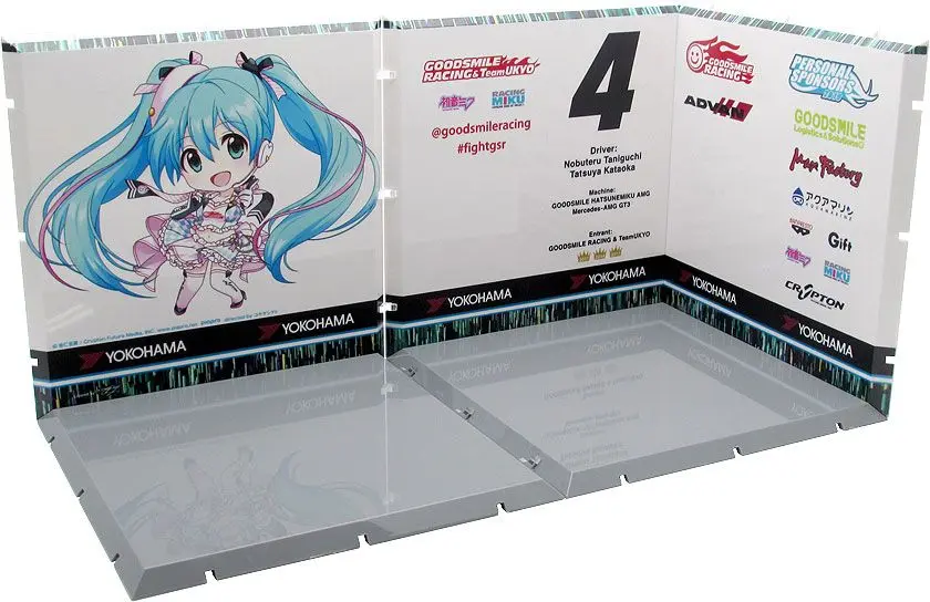 Dioramansion 150 Decorative for Nendoroid and Figma Gigures Racing Miku 2019 (Pit E) termékfotó
