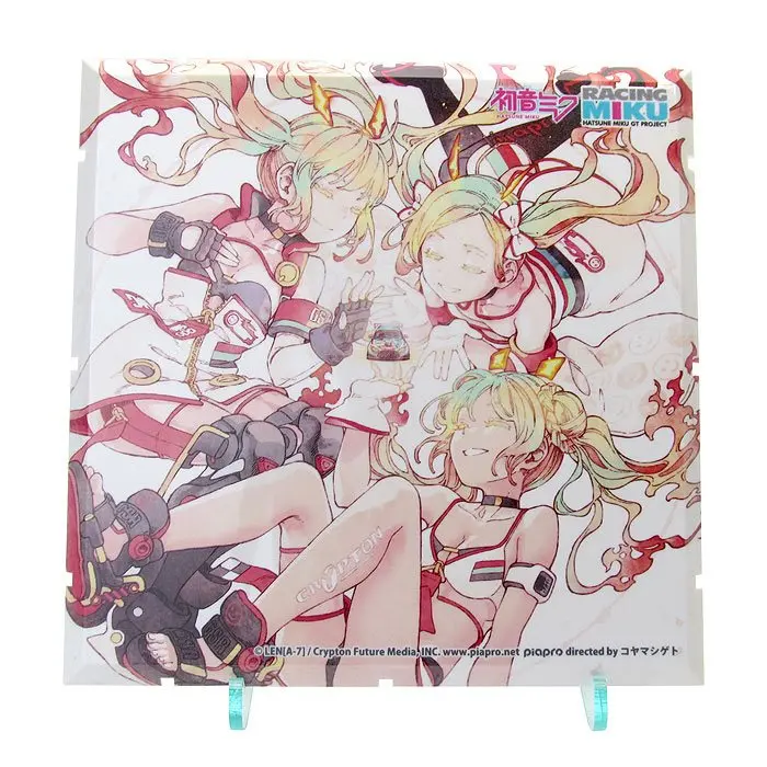 Dioramansion 150 Decorative Parts Racing Miku 2020 Pit Optional Panel Rd.8 FUJI dioráma panel termékfotó