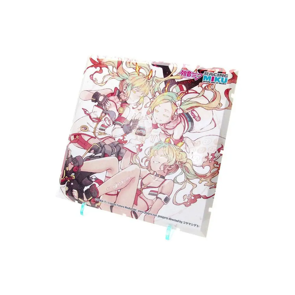 Dioramansion 150 Decorative Parts Racing Miku 2020 Pit Optional Panel Rd.8 FUJI dioráma panel termékfotó