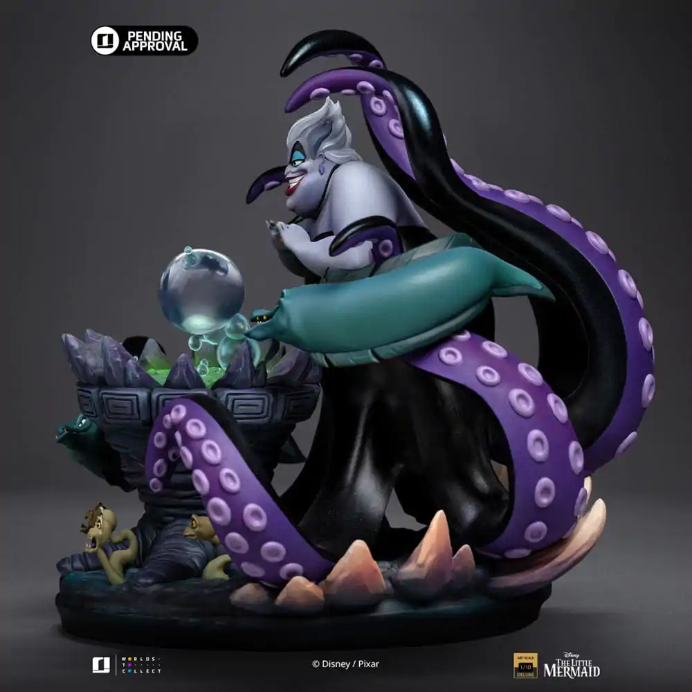 Disney's Villains Deluxe Art Scale 1/10 Ursula szobor figura 23 cm termékfotó