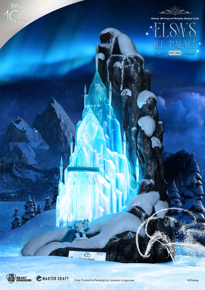 Disney 100 év of Wonder Master Craft Elsa's Palace szobor figura 46 cm termékfotó