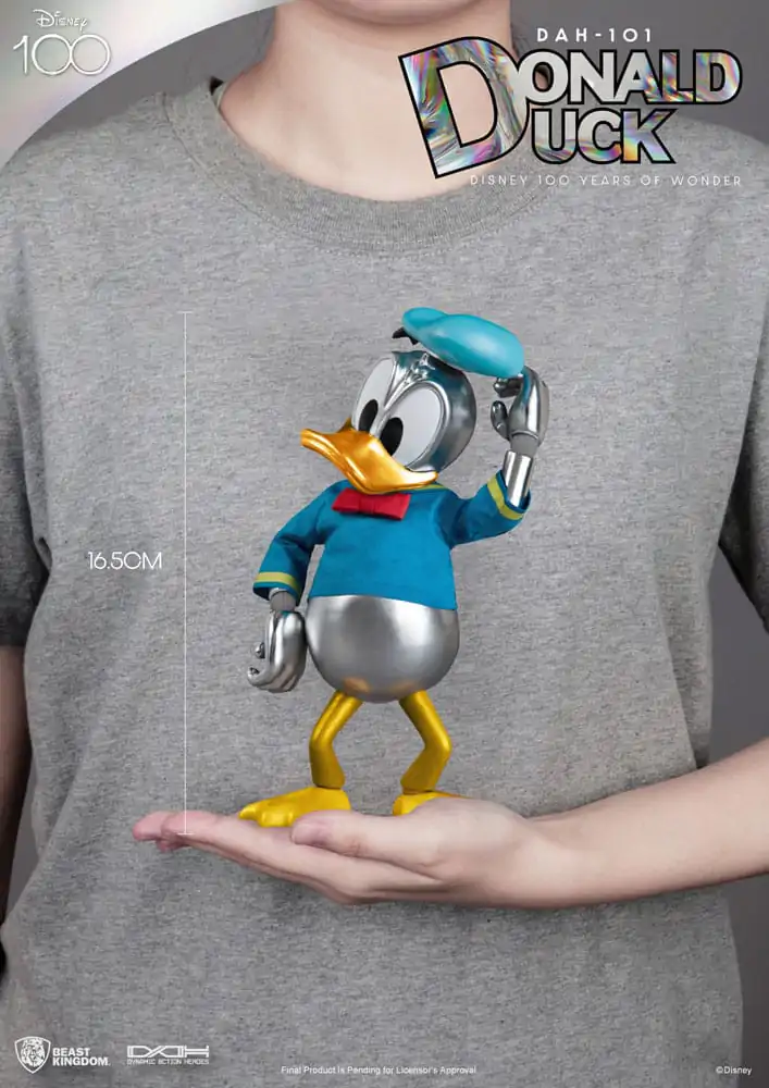 Disney 100 Years of Wonder Dynamic 8ction Heroes 1/9 Donald Duck akciófigura 16 cm termékfotó