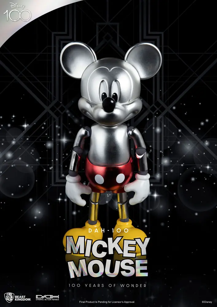 Disney 100 Years of Wonder Dynamic 8ction Heroes 1/9 Mickey Mouse akciófigura 16 cm termékfotó
