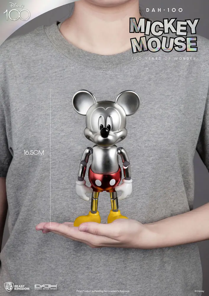 Disney 100 Years of Wonder Dynamic 8ction Heroes 1/9 Mickey Mouse akciófigura 16 cm termékfotó