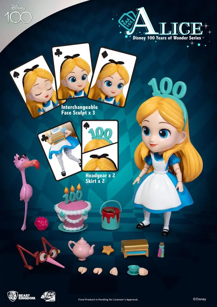 Disney 100 Years of Wonder Egg Attack Action Alice akciófigura 14 cm termékfotó