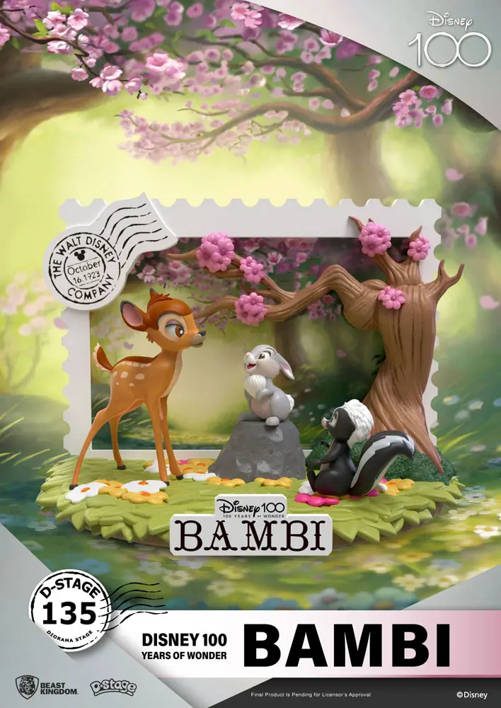 Disney 100th Anniversary D-Stage Bambi PVC Diorama szobor figura 12 cm termékfotó