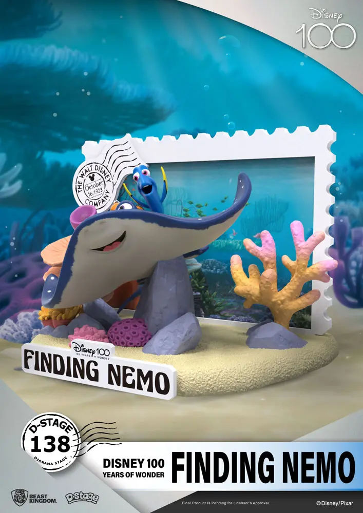 Disney 100th Anniversary D-Stage Finding Nemo PVC Diorama szobor figura 12 cm termékfotó