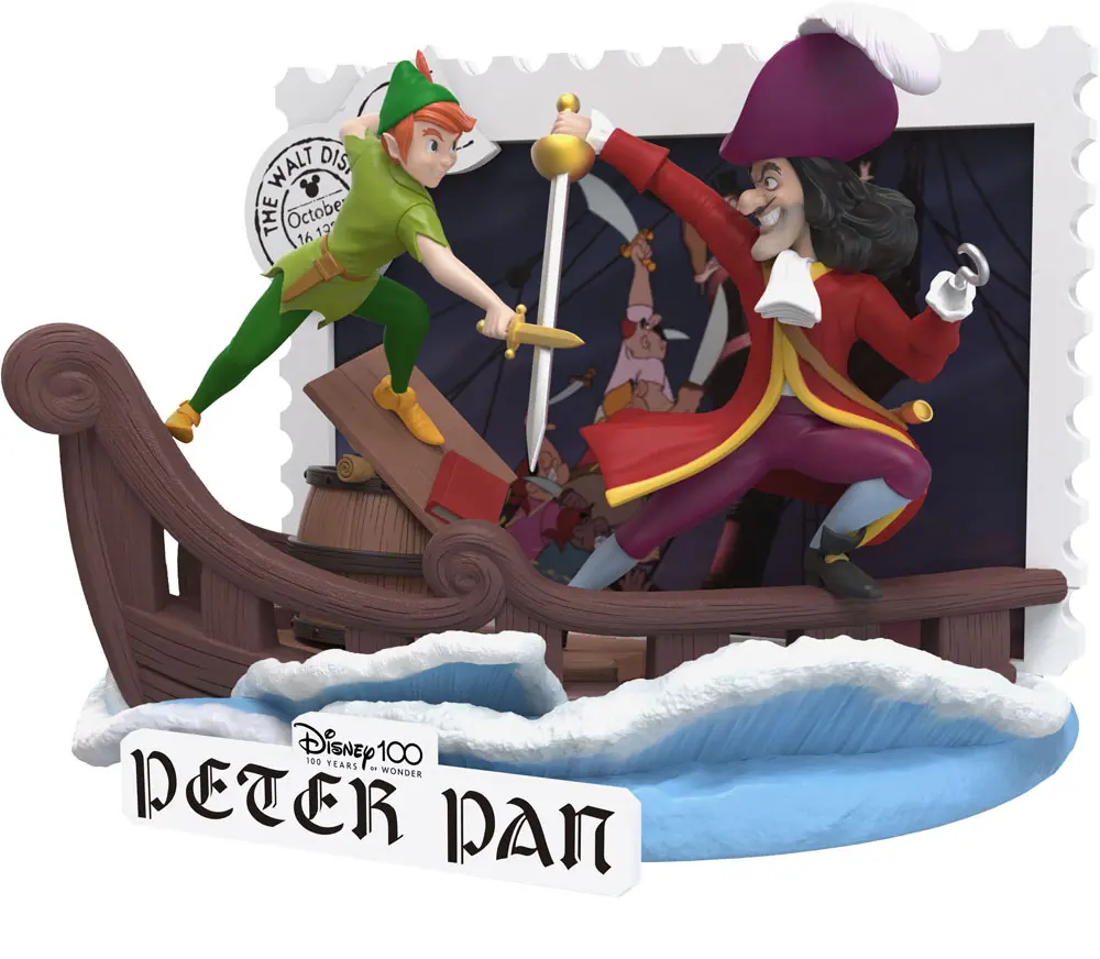 Disney 100th Anniversary D-Stage Peter Pan PVC Diorama szobor figura 12 cm termékfotó