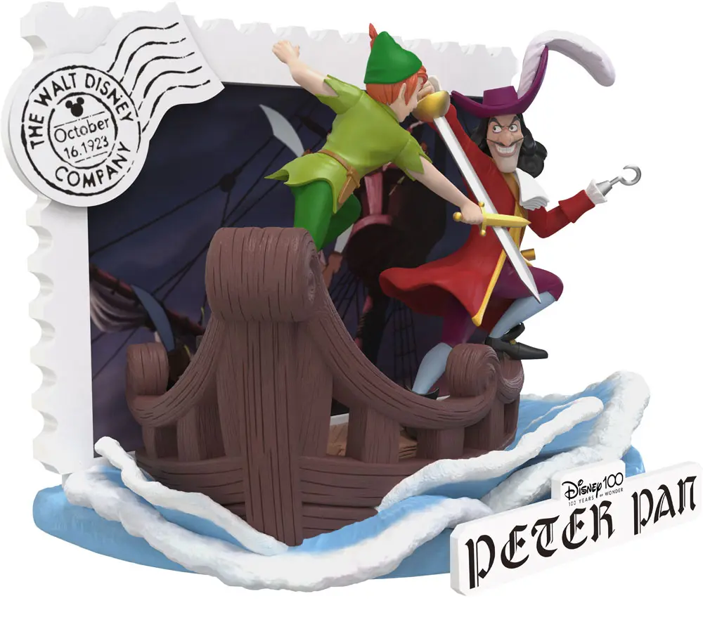 Disney 100th Anniversary D-Stage Peter Pan PVC Diorama szobor figura 12 cm termékfotó