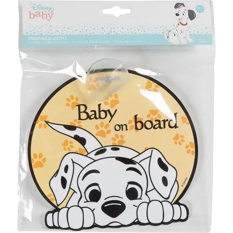 Disney 101 Dalmatians baby on board ablakra rögzíthető jelzés termékfotó