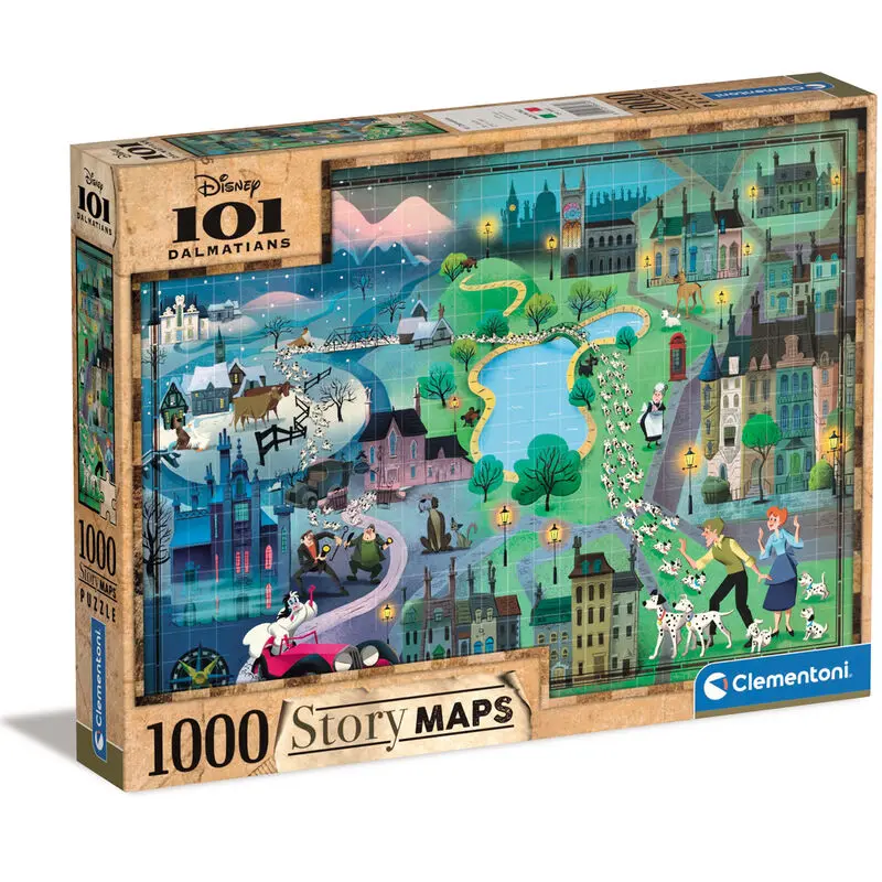 Disney 101 Dalmatians puzzle 1000db-os termékfotó