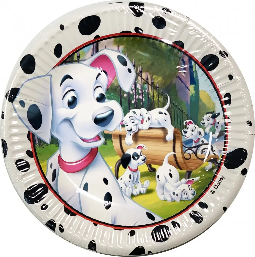 Disney 101 Damatians, Kiskutya Papírtányér 8 db-os 19,5 cm termékfotó