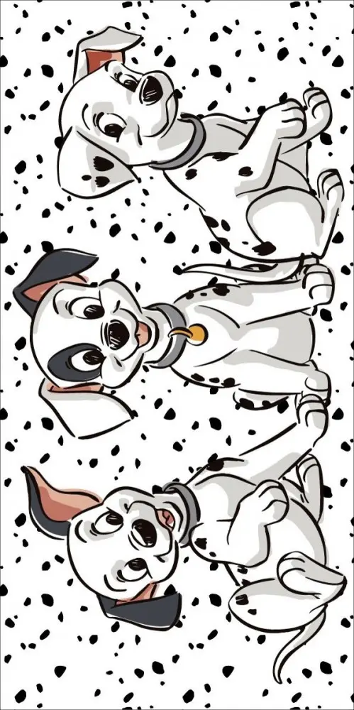 Disney 101 kiskutya fürdőlepedő, strand törölköző Play 70*140cm termékfotó