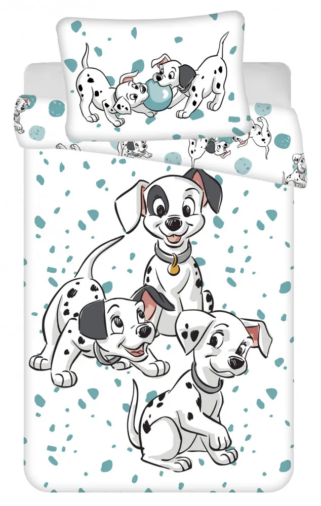 Disney 101 Kiskutya gyerek ágyneműhuzat 100×135cm, 40×60 cm termékfotó