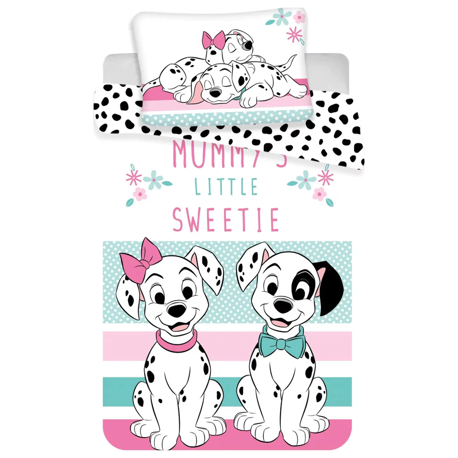 Disney 101 Kiskutya Sweetie gyerek, ovis ágyneműhuzat termékfotó
