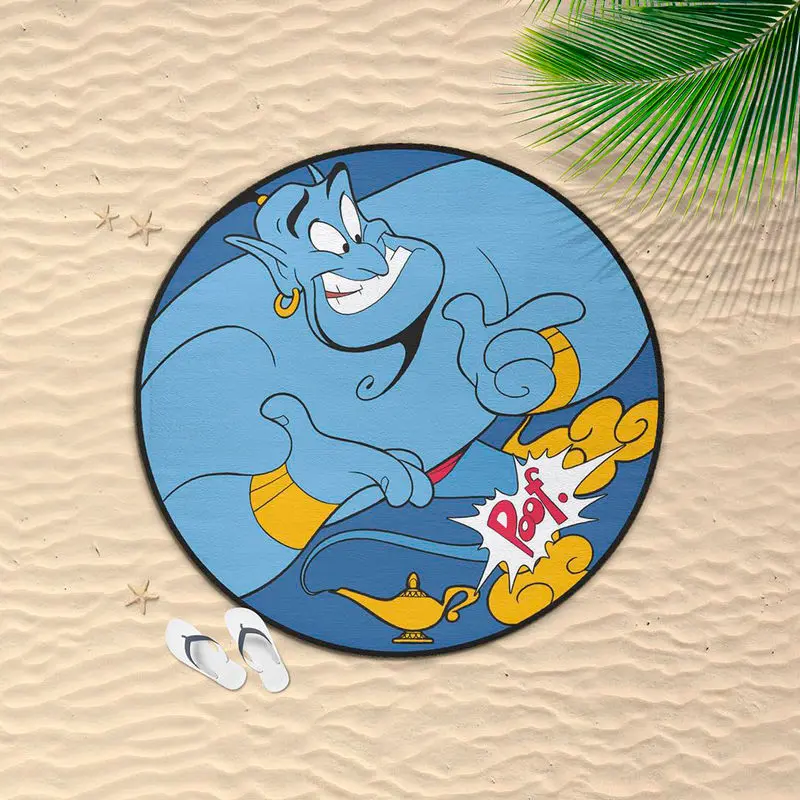 Disney Aladdin kör alakú mikroszálas strand törölköző 130 cm termékfotó