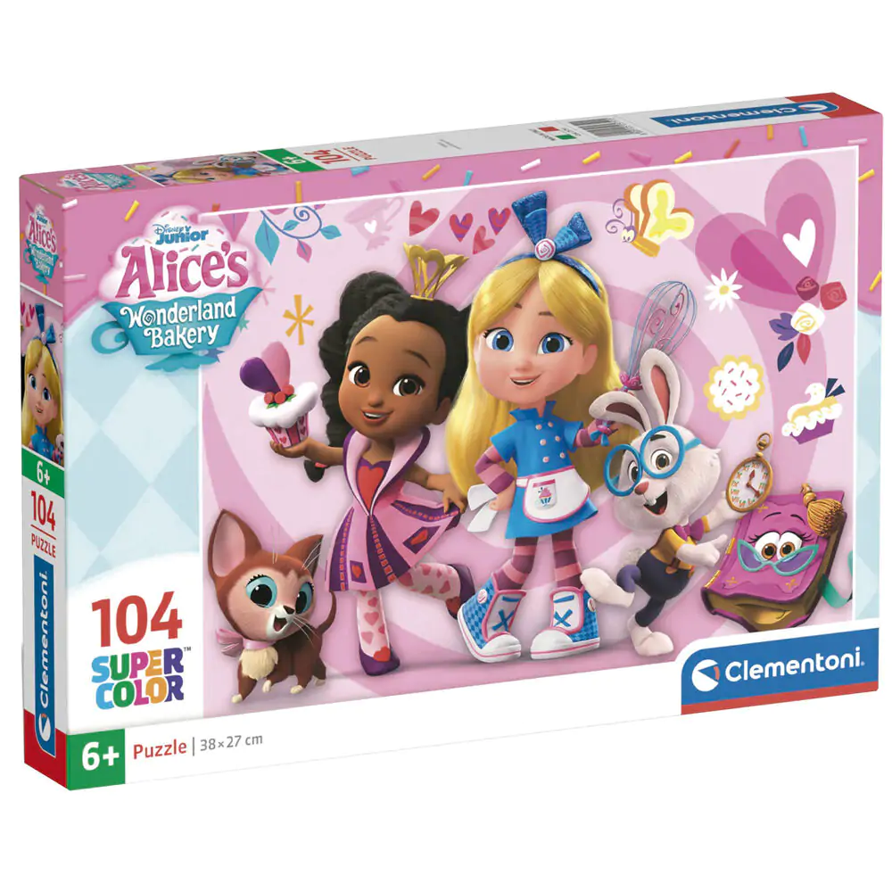 Disney Alice Wonderland Bakery puzzle 104db-os termékfotó