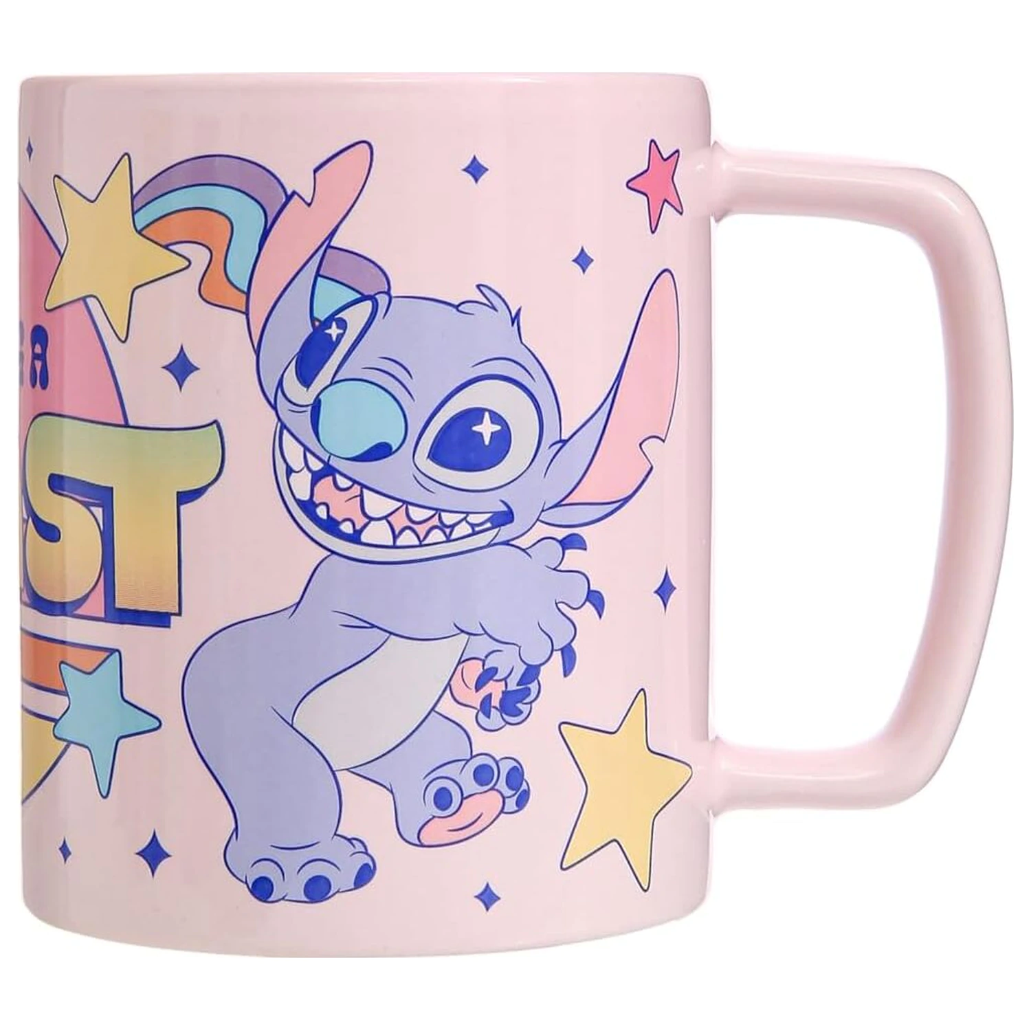 Disney Angel & Stitch bögre plüss borítással 440ml termékfotó