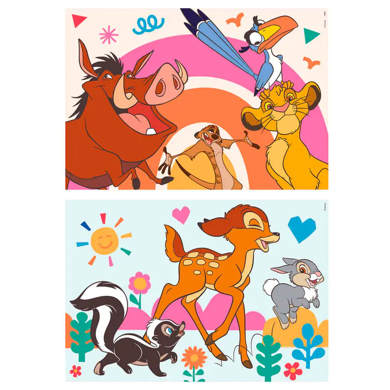 Disney Animals fa puzzle 2x16db-os termékfotó
