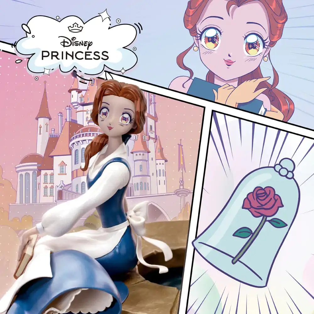 Disney Anime Princess ScaleBelle szobor figura 15 cm termékfotó