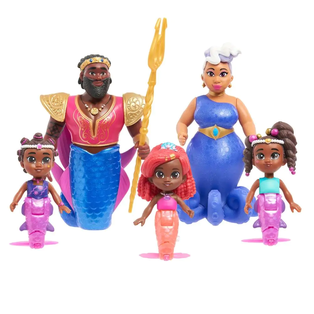 Disney Ariel Royal Family 5db-os figura csomag termékfotó