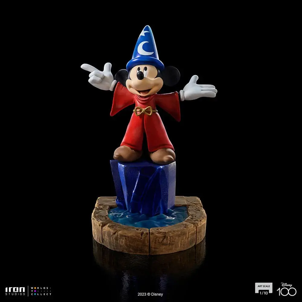 Disney Art Scale 1/10 Mickey Fantasia Regular szobor figura 25 cm termékfotó