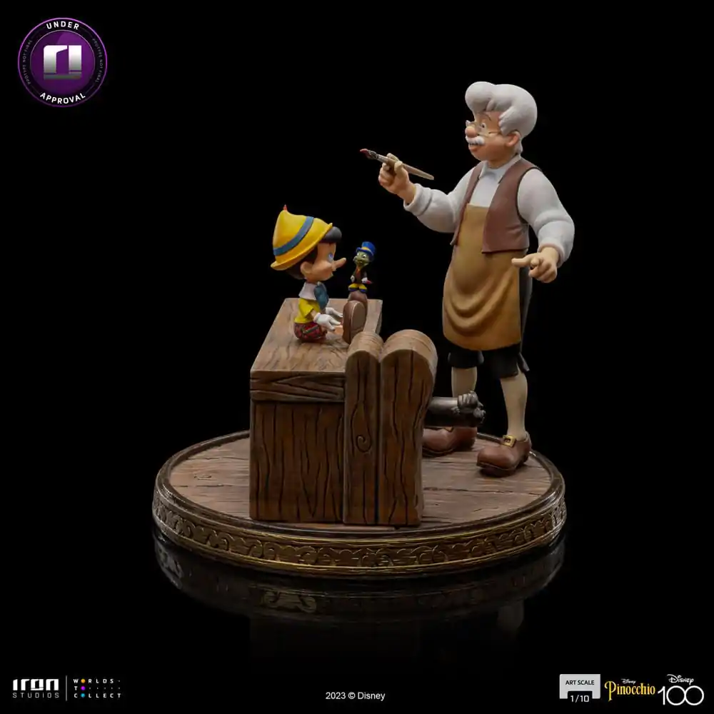 Disney Art Scale 1/10 Pinocchio szobor figura 16 cm termékfotó