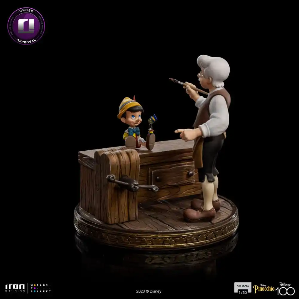 Disney Art Scale 1/10 Pinocchio szobor figura 16 cm termékfotó