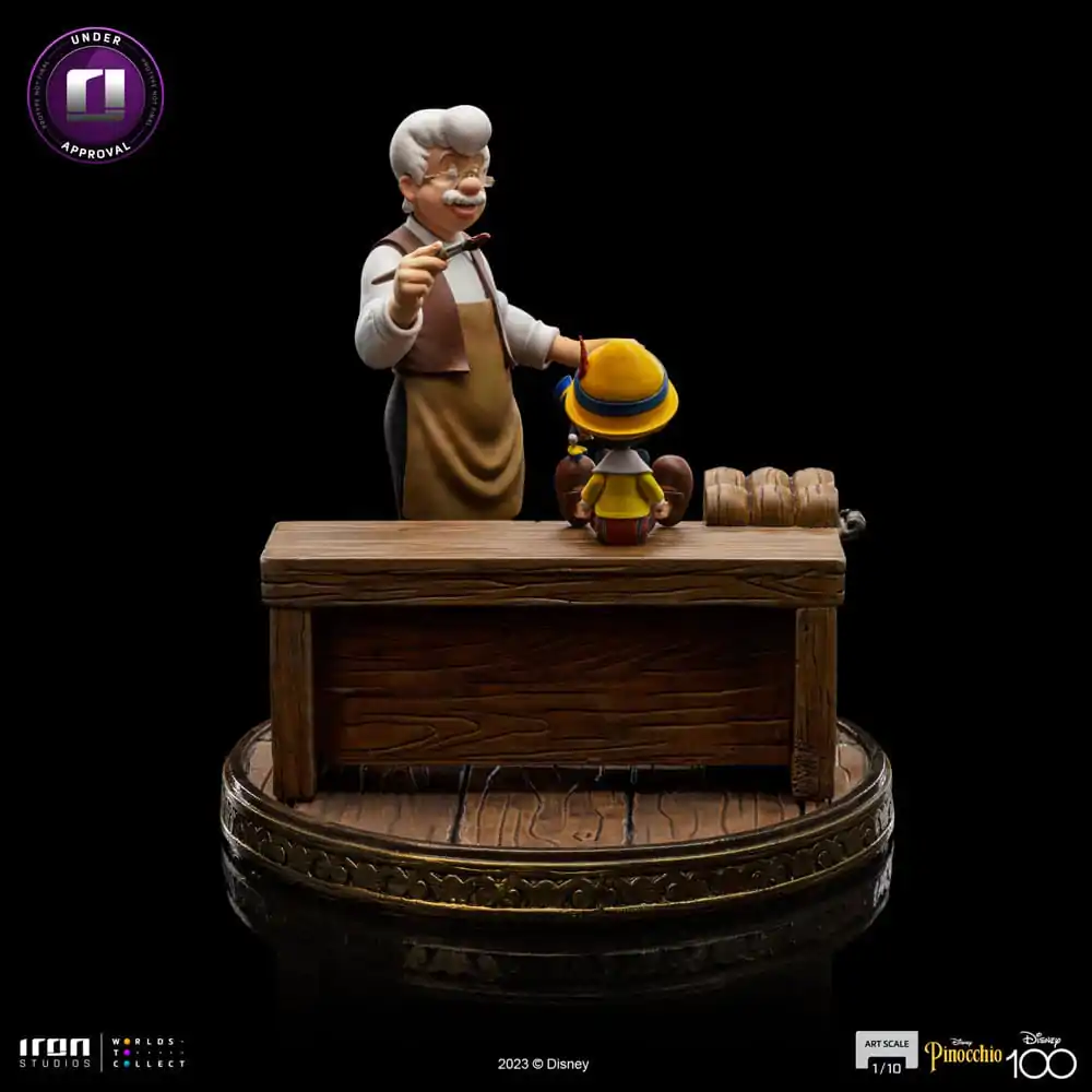 Disney Art Scale 1/10 Pinocchio szobor figura 16 cm termékfotó