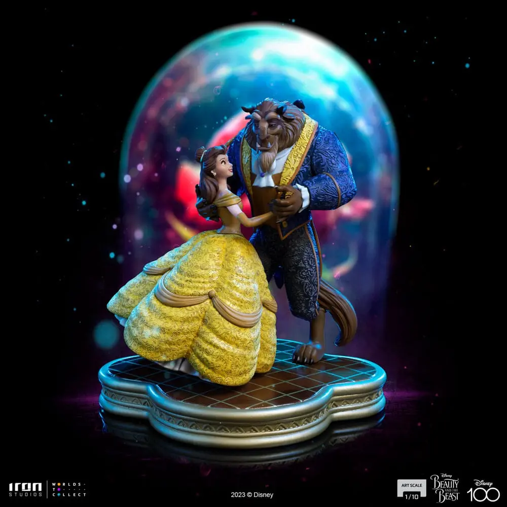 Disney Art Scale 1/10 Szépség és a Szörnyeteg szobor figura 29 cm termékfotó