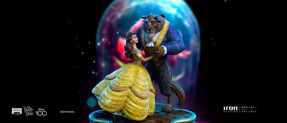 Disney Art Scale 1/10 Szépség és a Szörnyeteg szobor figura 29 cm termékfotó