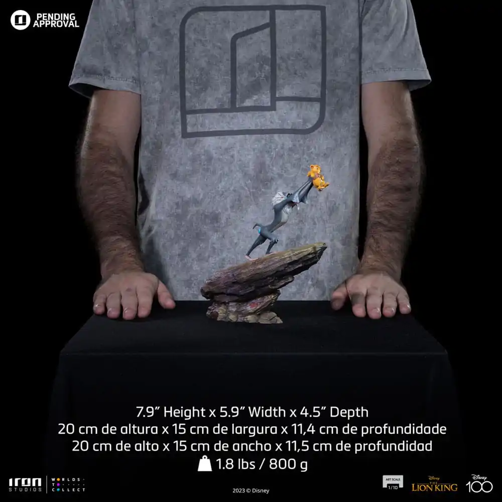 Disney Art Scale 1/10 The Lion King szobor figura 20 cm termékfotó