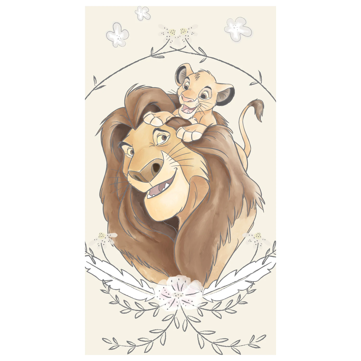 Disney Az Oroszlánkirály Simba törölköző  termékfotó