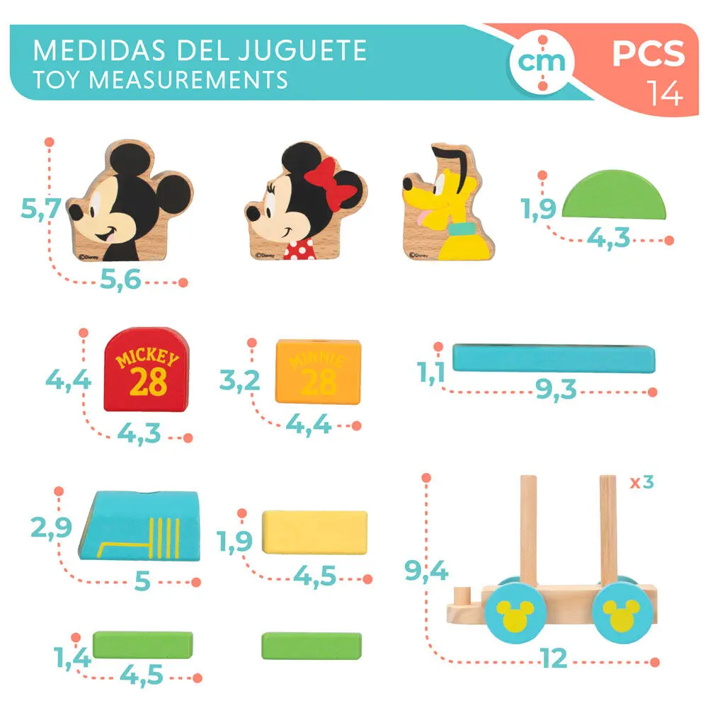 Disney Baby fa vonat termékfotó