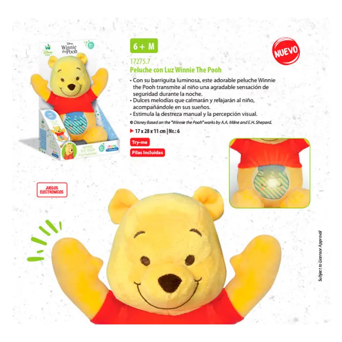 Disney Baby Micimackó világító plüss termékfotó