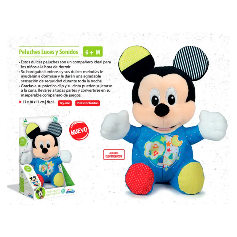 Disney Baby Mickey világító plüss termékfotó