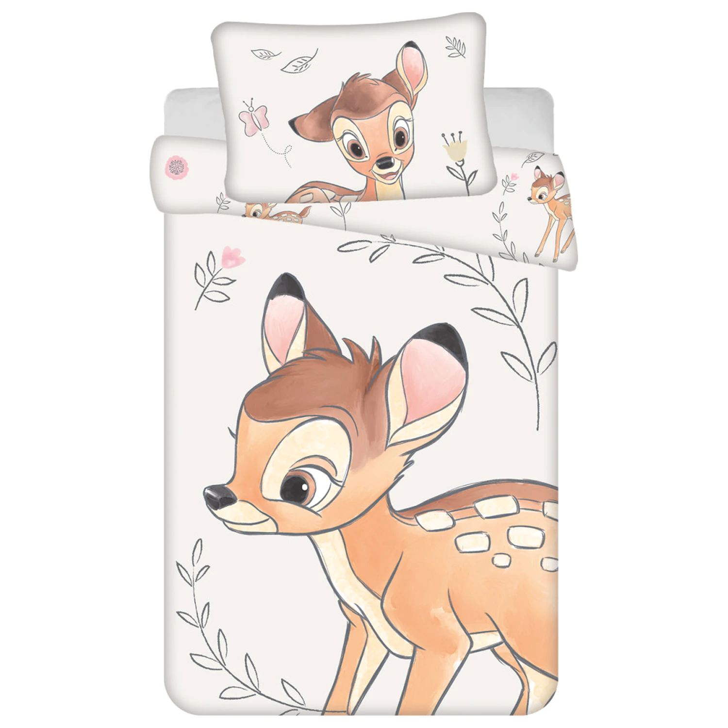 Disney Bambi Beige gyerek, ovis ágyneműhuzat  termékfotó