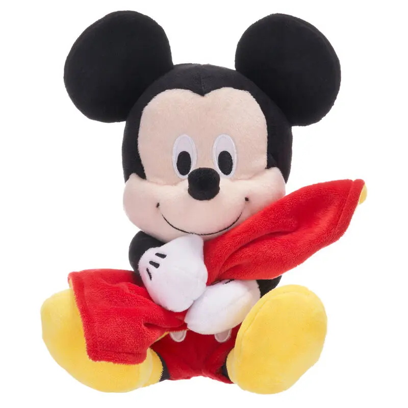 Disney Blankie Mickey plüss alvókendővel 21cm termékfotó