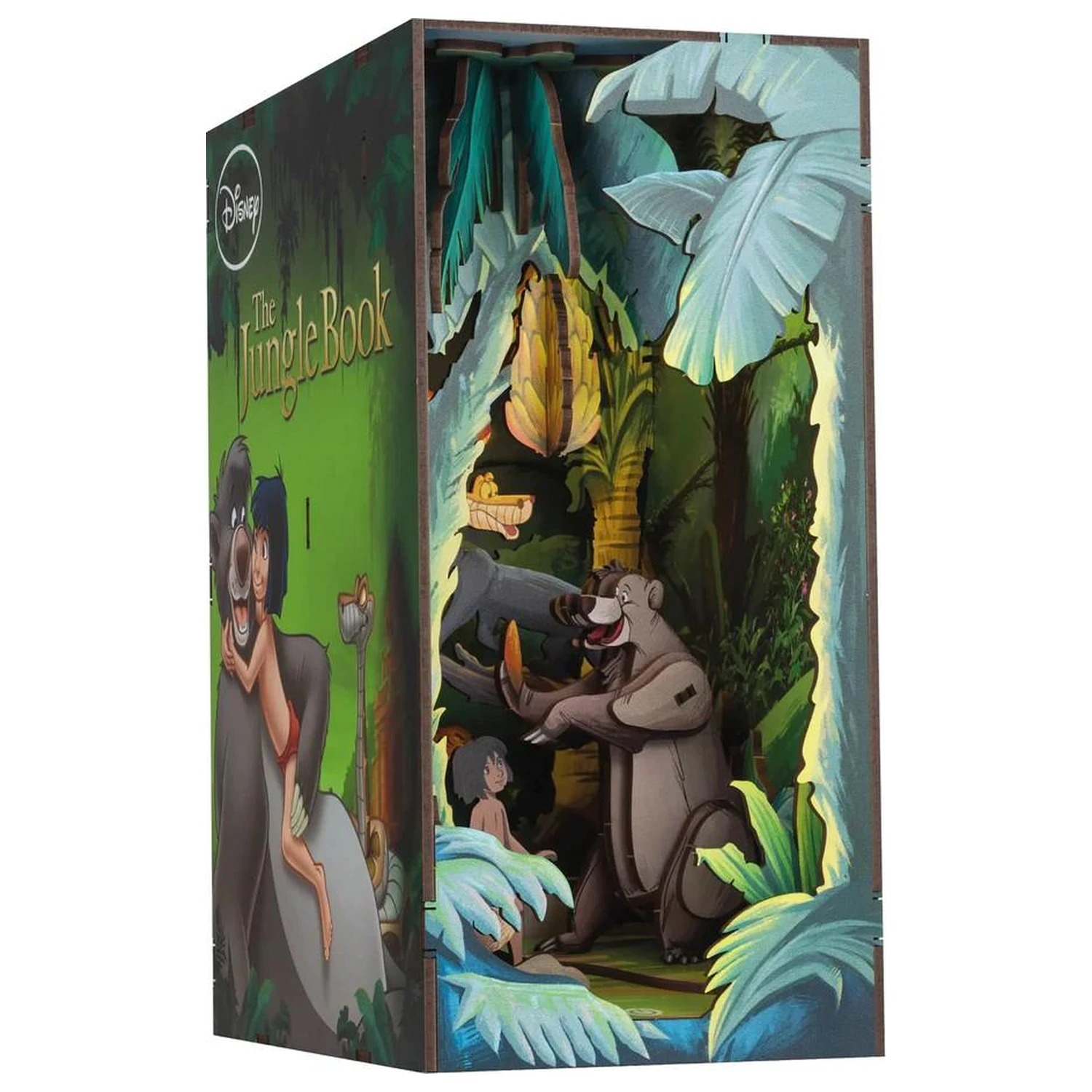 Disney Book Nook Kit The Jungle Book LED Light összeépíthető könyvtámasz  termékfotó