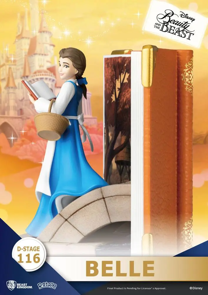Disney Book Series D-Stage Belle Closed Box Version PVC Dioráma szobor 13 cm termékfotó