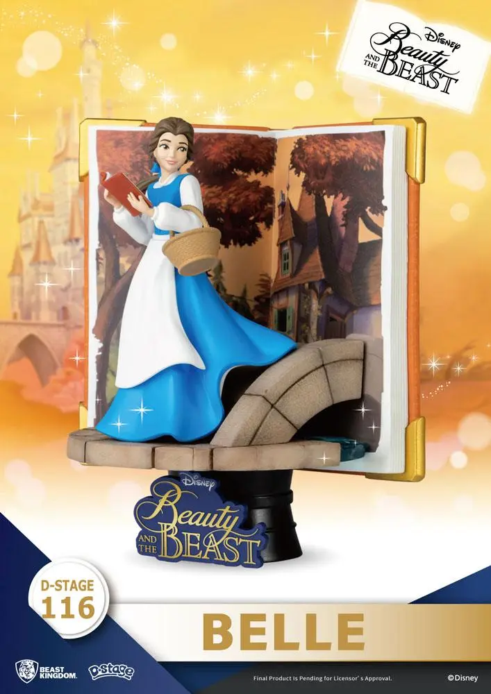 Disney Book Series D-Stage Belle Closed Box Version PVC Dioráma szobor 13 cm termékfotó
