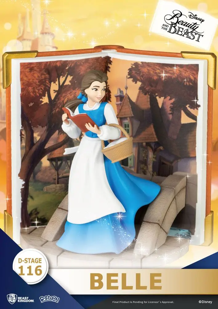 Disney Book Series D-Stage Belle Closed Box Version PVC Dioráma szobor 13 cm termékfotó