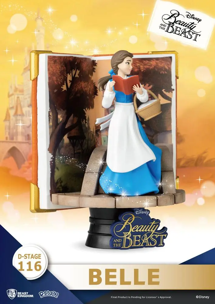 Disney Book Series D-Stage Belle Closed Box Version PVC Dioráma szobor 13 cm termékfotó