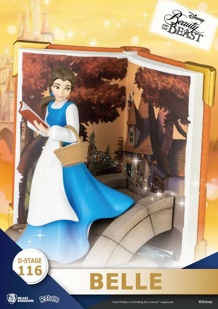 Disney Book Series D-Stage Belle Closed Box Version PVC Dioráma szobor 13 cm termékfotó