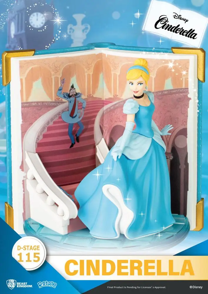 Disney Book Series D-Stage Cinderella Closed Box Version PVC Dioráma szobor 13 cm termékfotó