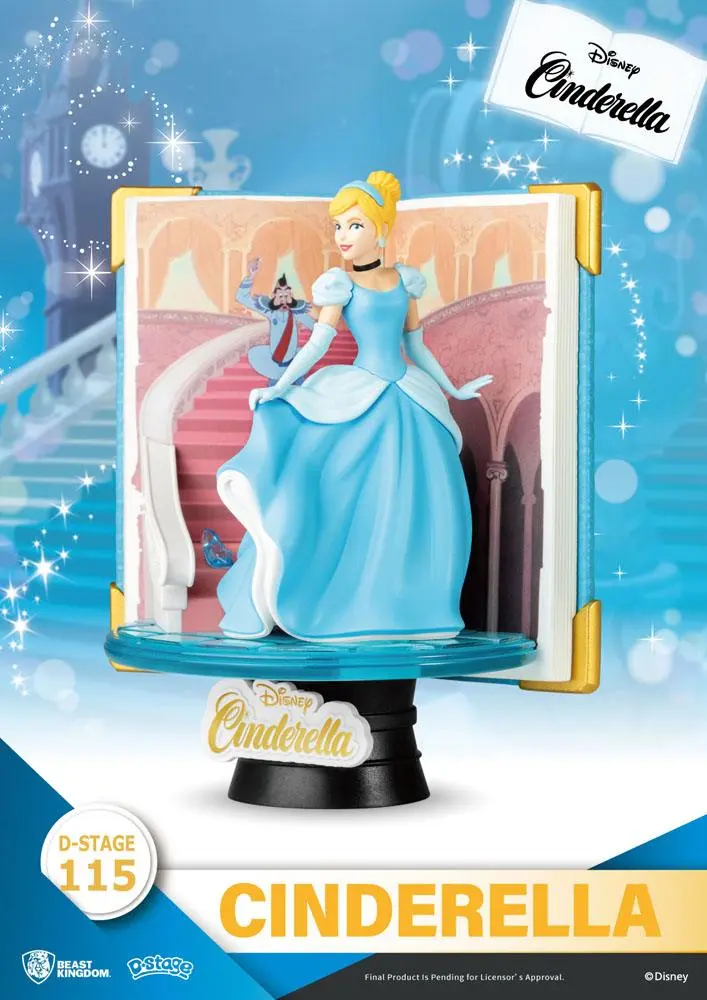 Disney Book Series D-Stage Cinderella Closed Box Version PVC Dioráma szobor 13 cm termékfotó