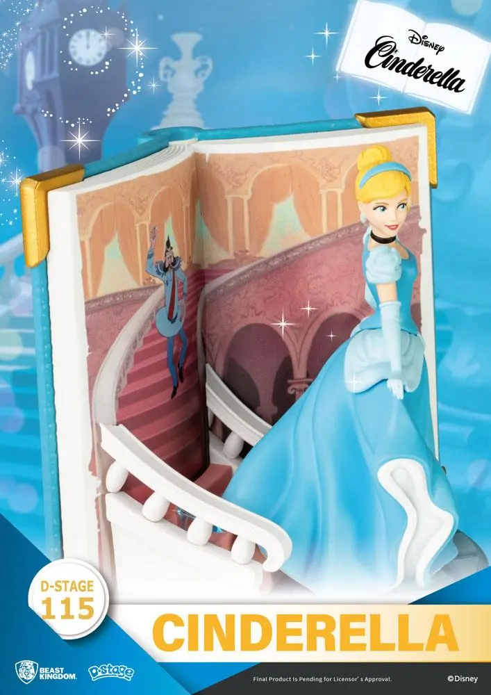 Disney Book Series D-Stage Cinderella Closed Box Version PVC Dioráma szobor 13 cm termékfotó