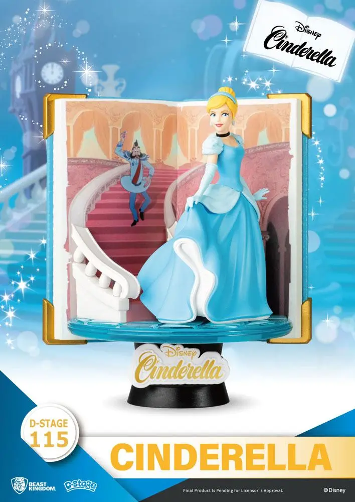 Disney Book Series D-Stage Cinderella Closed Box Version PVC Dioráma szobor 13 cm termékfotó